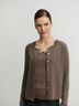RWLaica Cashmere LS O-neck Raglan Cardigan