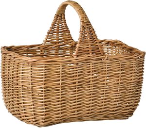 Kurv m/hank p&aring; tv&aelig;rs firkantet