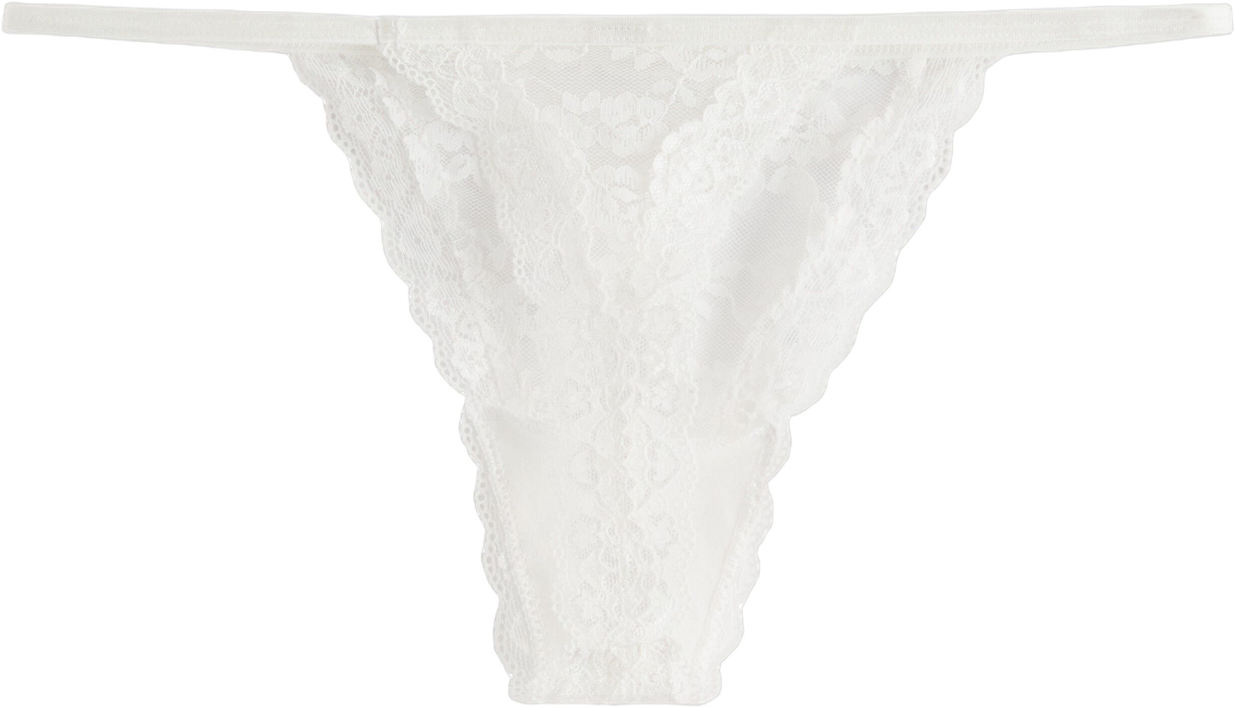 G-streng i gennemsigtig blonde med