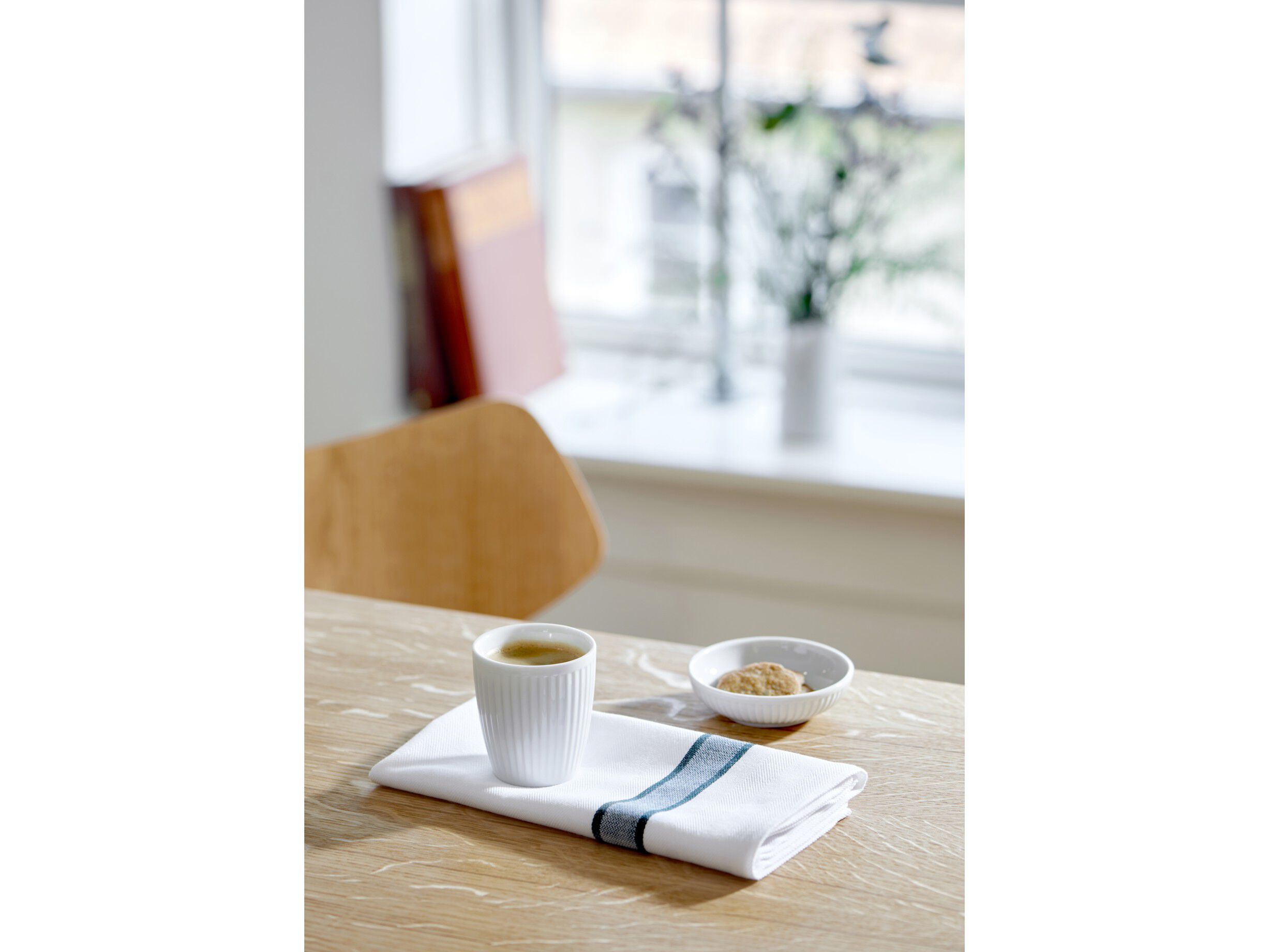 T&oslash;yserviett Pillivuyt 45 x 45 cm Fungi/Hvit 100% ny bomull