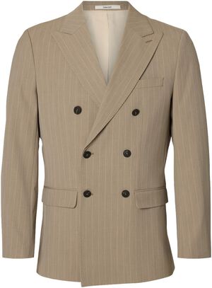 SLHSLIM-LIAM PINSTRIPED DB BLZ FLEX