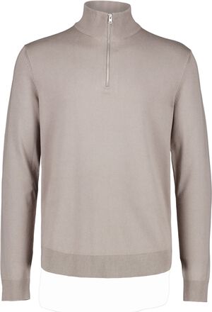 Soft viscose blend half zip