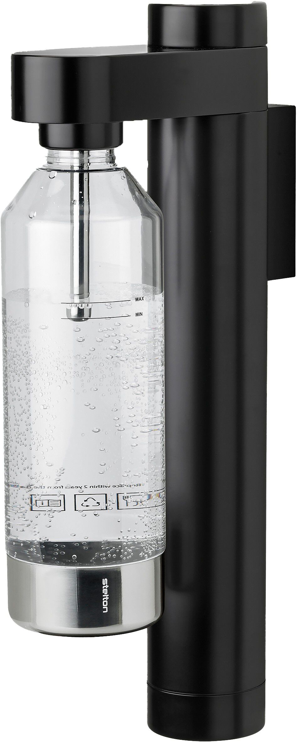 Brus kullsyremaskin, vegghengt black