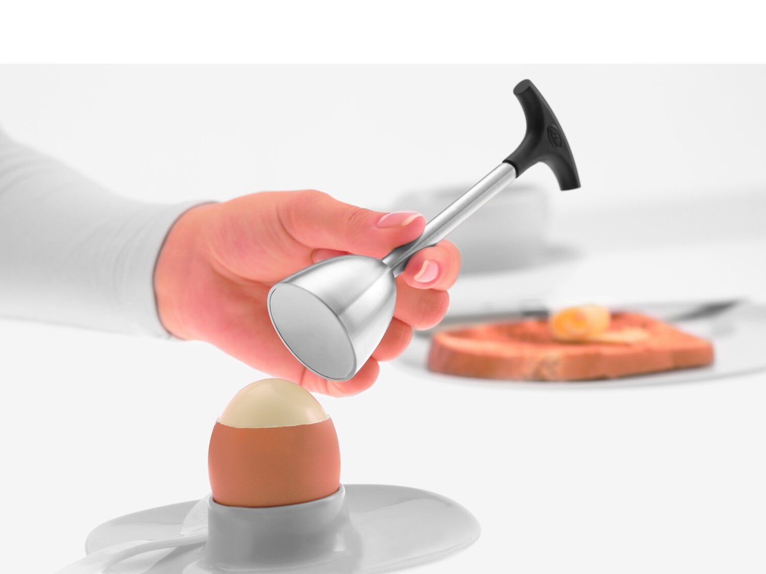 Eggeskj&aelig;rer 4 14 cm St&aring;l/Svart