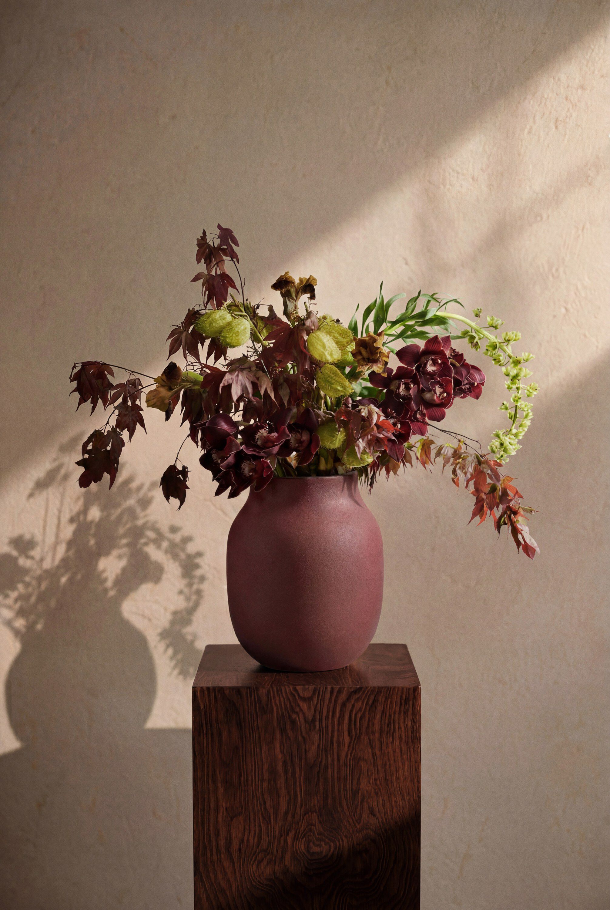 Studio Omaggio #1 Vase H20 cm bordeaux