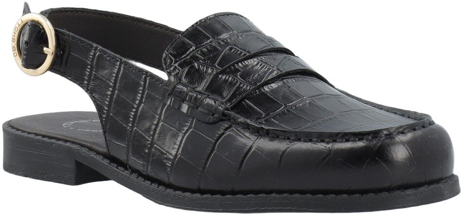 CASROBERTA Slingback Loafer Croco
