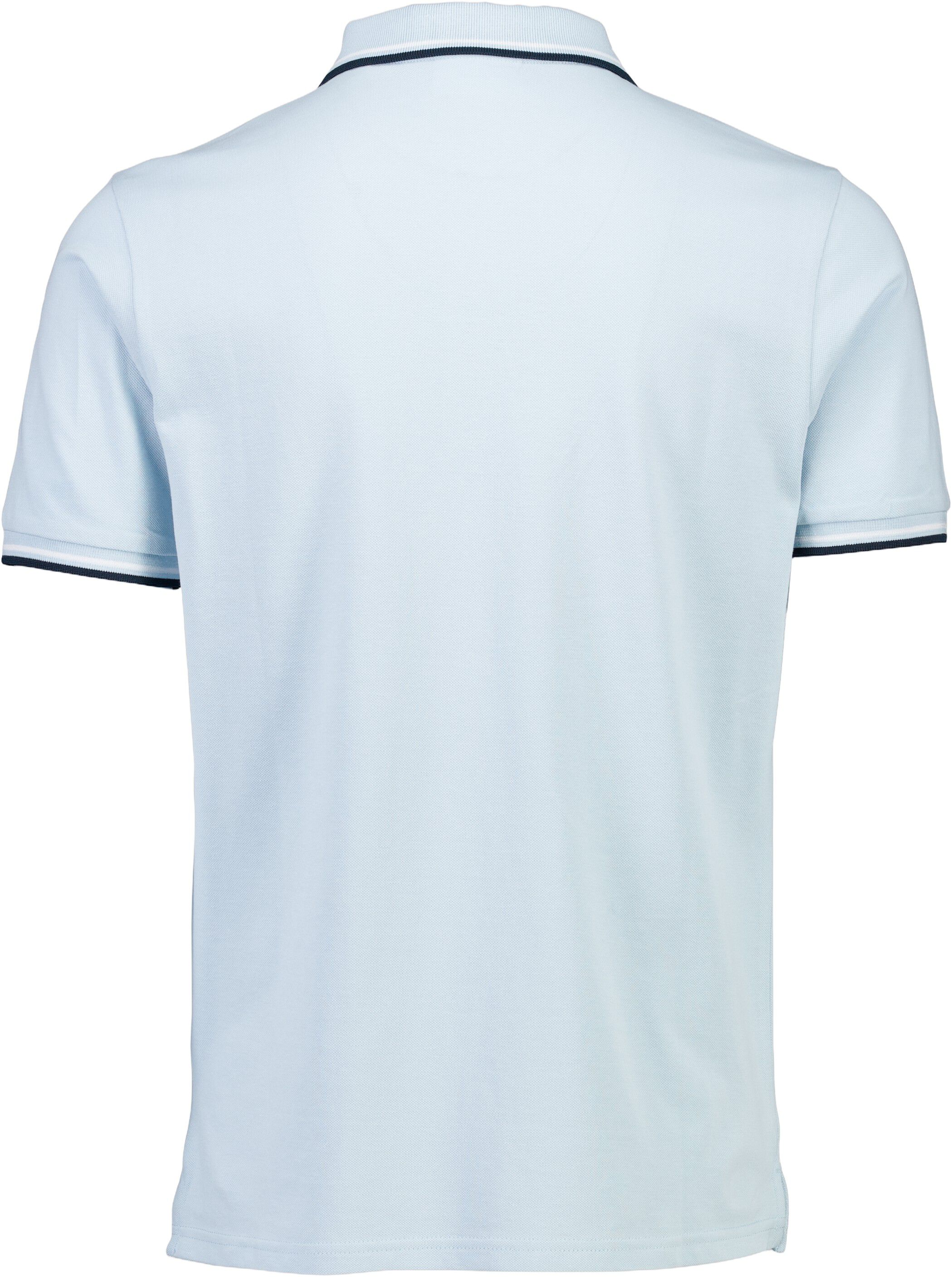Polo shirt w. contrast piping