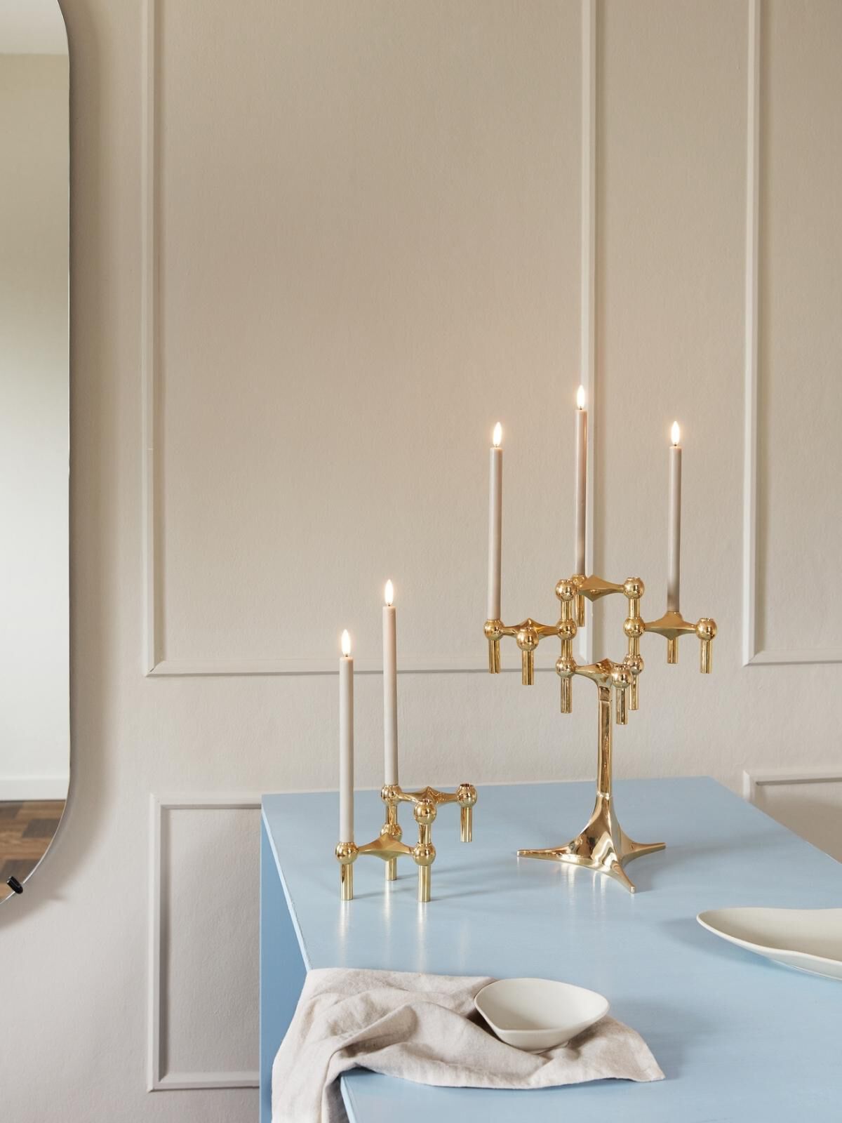 STOFF Nagel&reg; lysestage messing