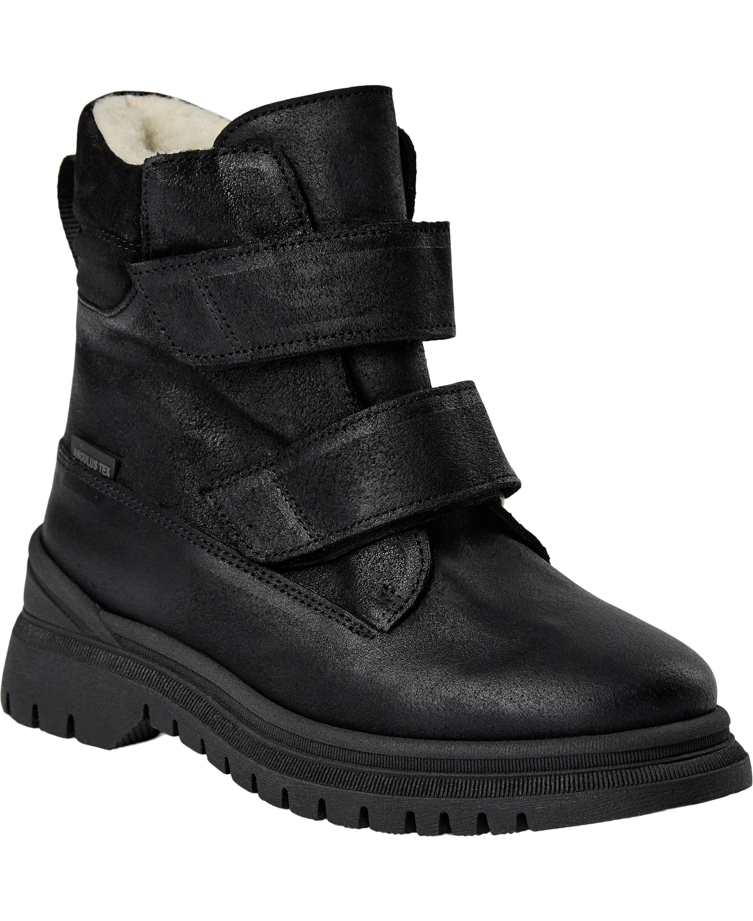 TEX St&oslash;vle med velco og uldfoer