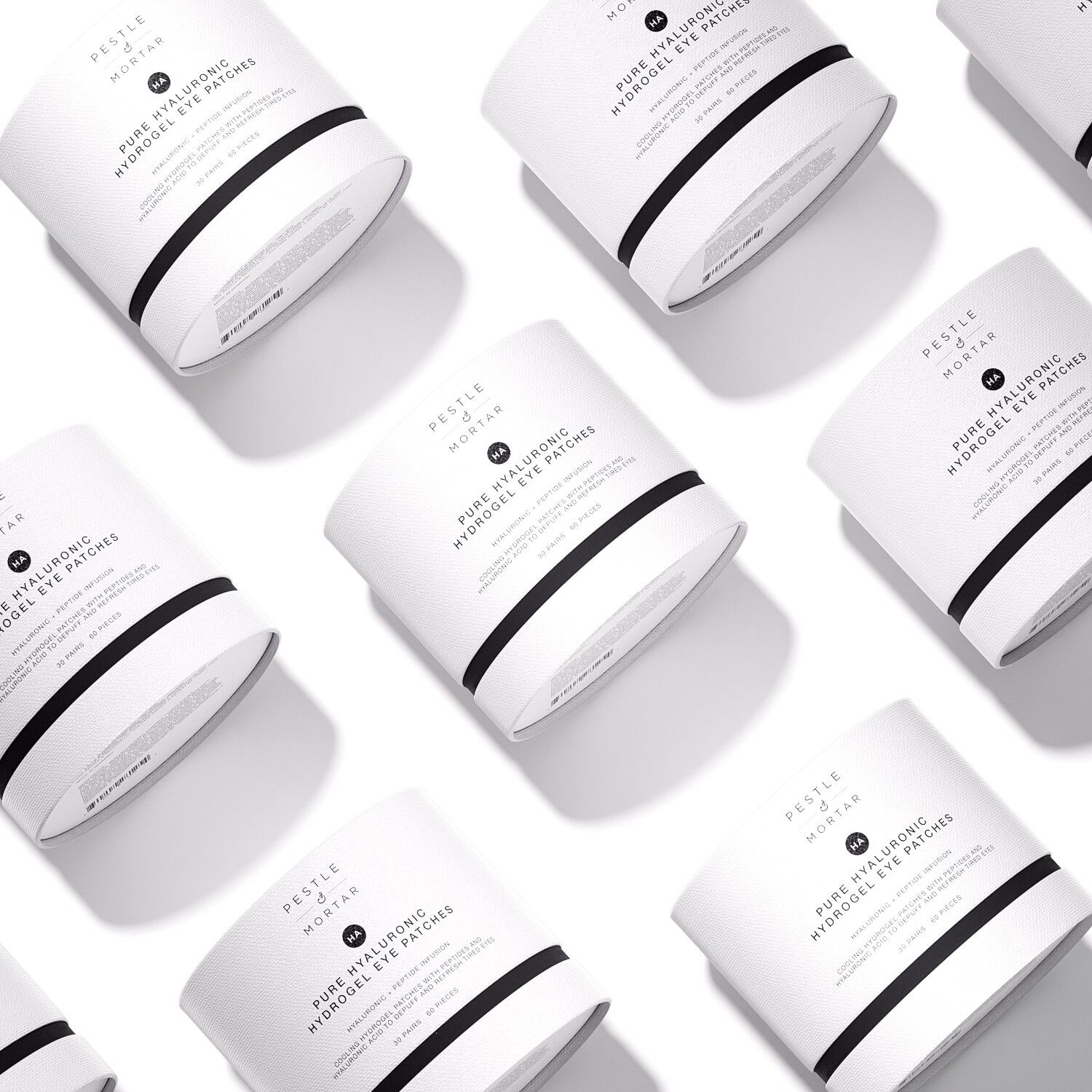 Pure Hyaluronic Hydrogel Eye Patches