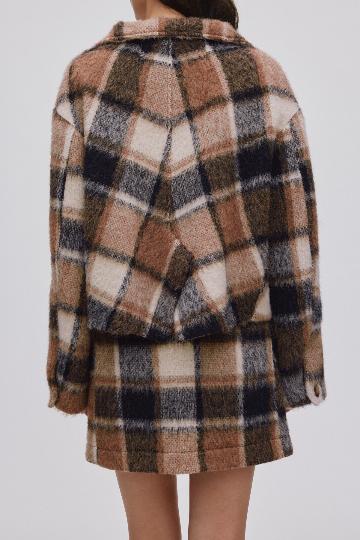 Jumbo check jacket - Ehsan