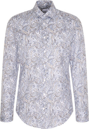 Business Shirt Slim Long sleeve Kent-Collar Floral