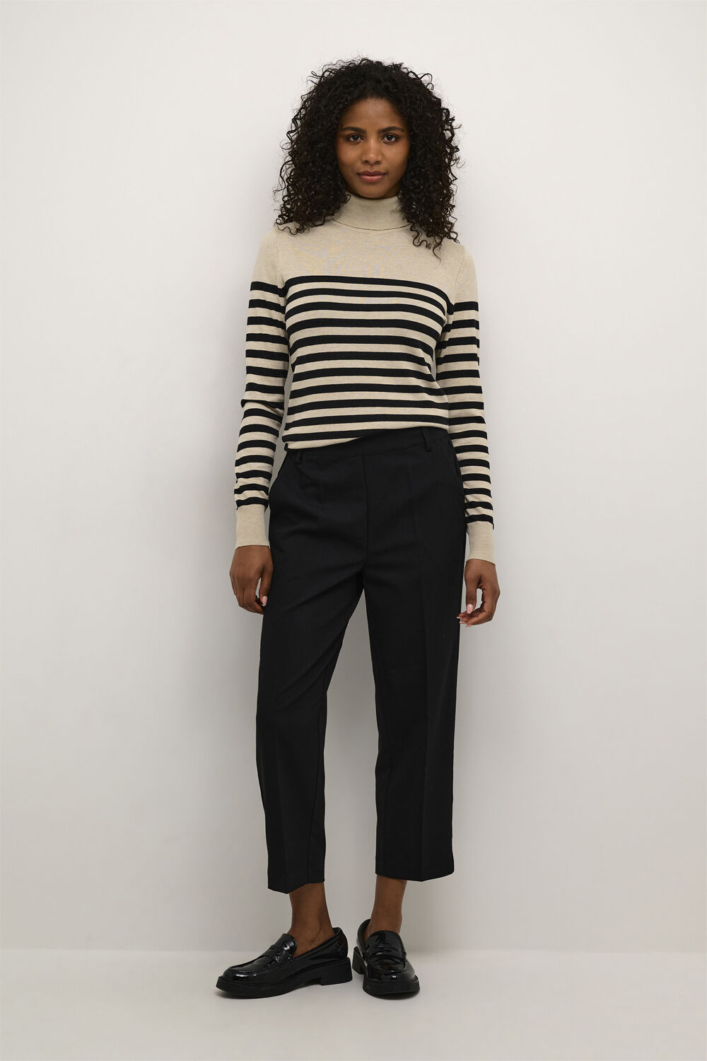 KAlizza Striped Roll Neck