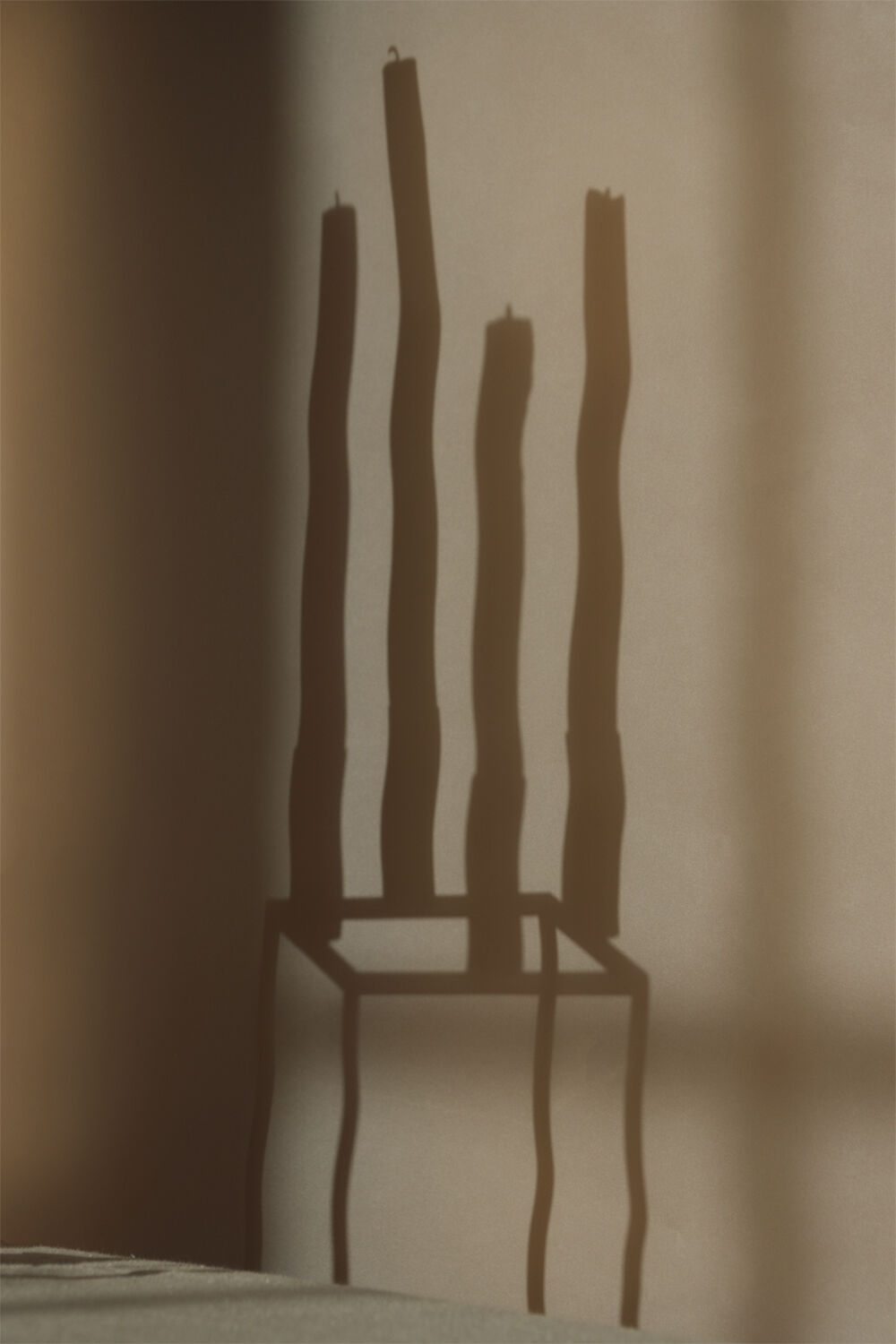 Kubus 4, Candle Holder, Black