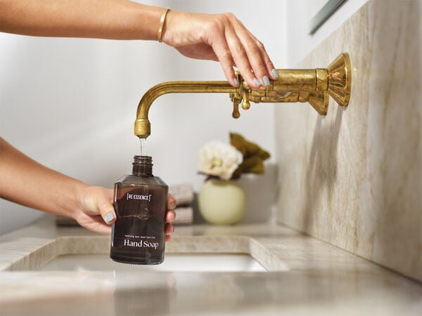 GENANVENDELIGE GLAS DISPENSER TIL HÅNDSÆBE