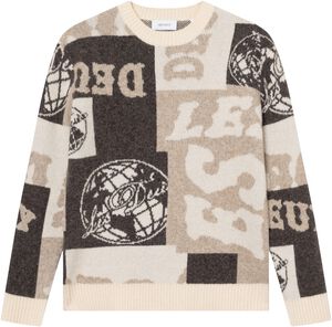 Globe Crewneck Knit