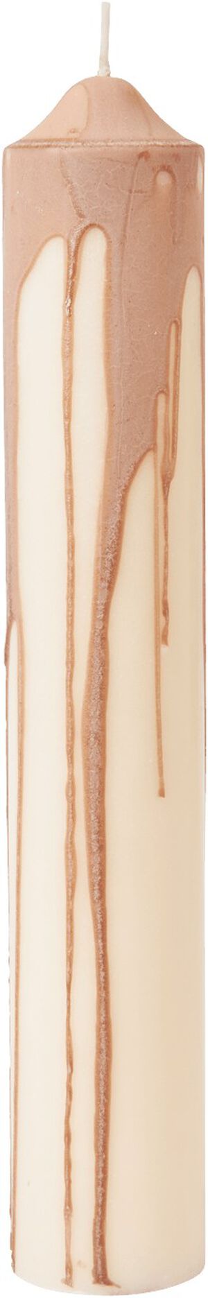 Dryp Pillar Candle - H30 - Beige
