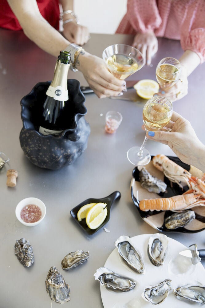 Serving plate Oyster