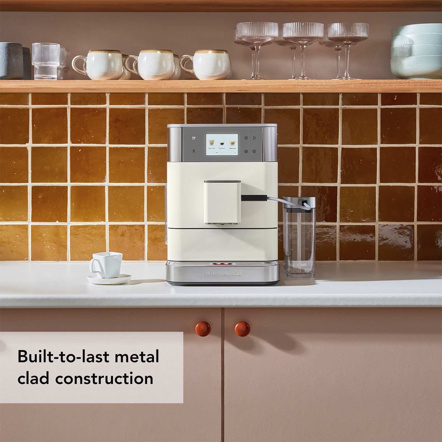 KITCHENAID fuldautomatisk espressomaskin-5KES8557EPL