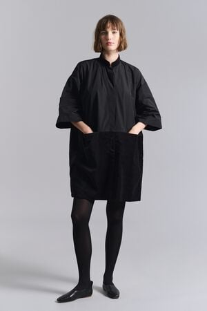 Fukkura poplin frakkekjole