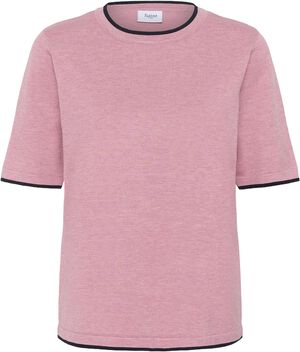 MilaSZ Contrast Stripe SS Pullover