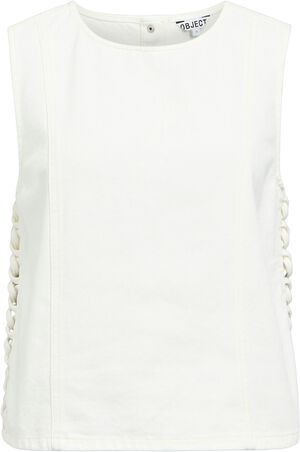 OBJTRICE S/L RE DENIM TOP 145