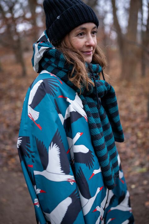 Danebodil Rainponcho Dk Slate BIGSTORK