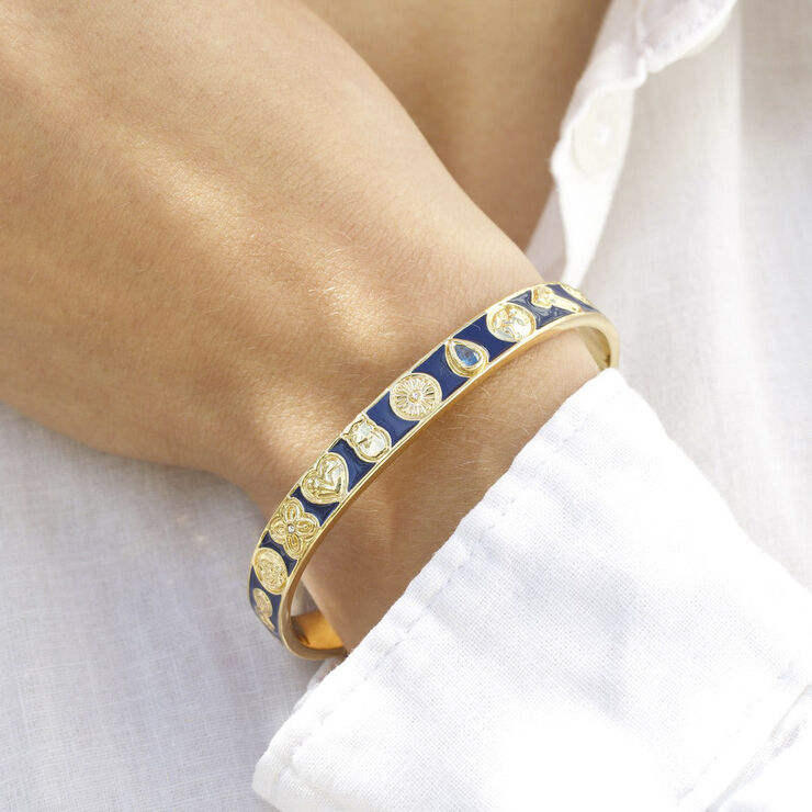 Global Goals Bangle - Blue