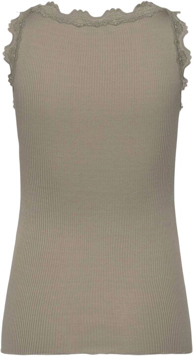 Silk top w/ lace