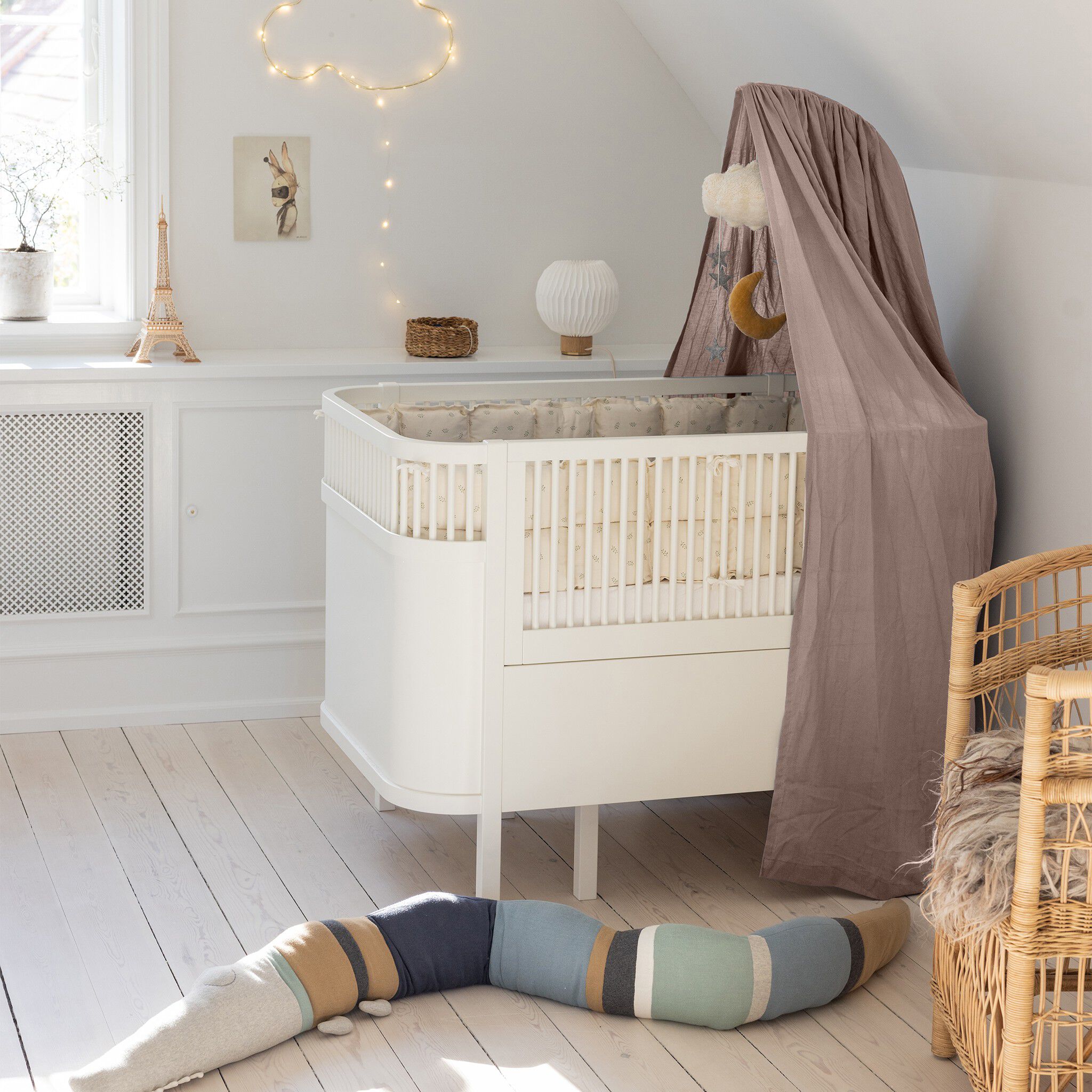 Sebra Sky sengehimmel, jetty beige