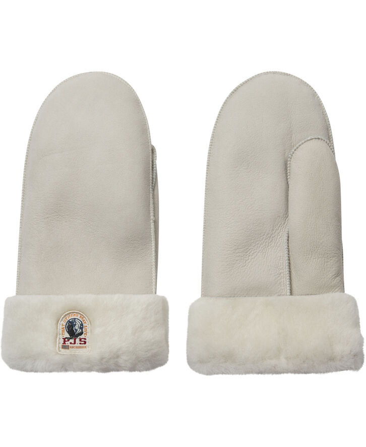 SHEARLING MITTENS