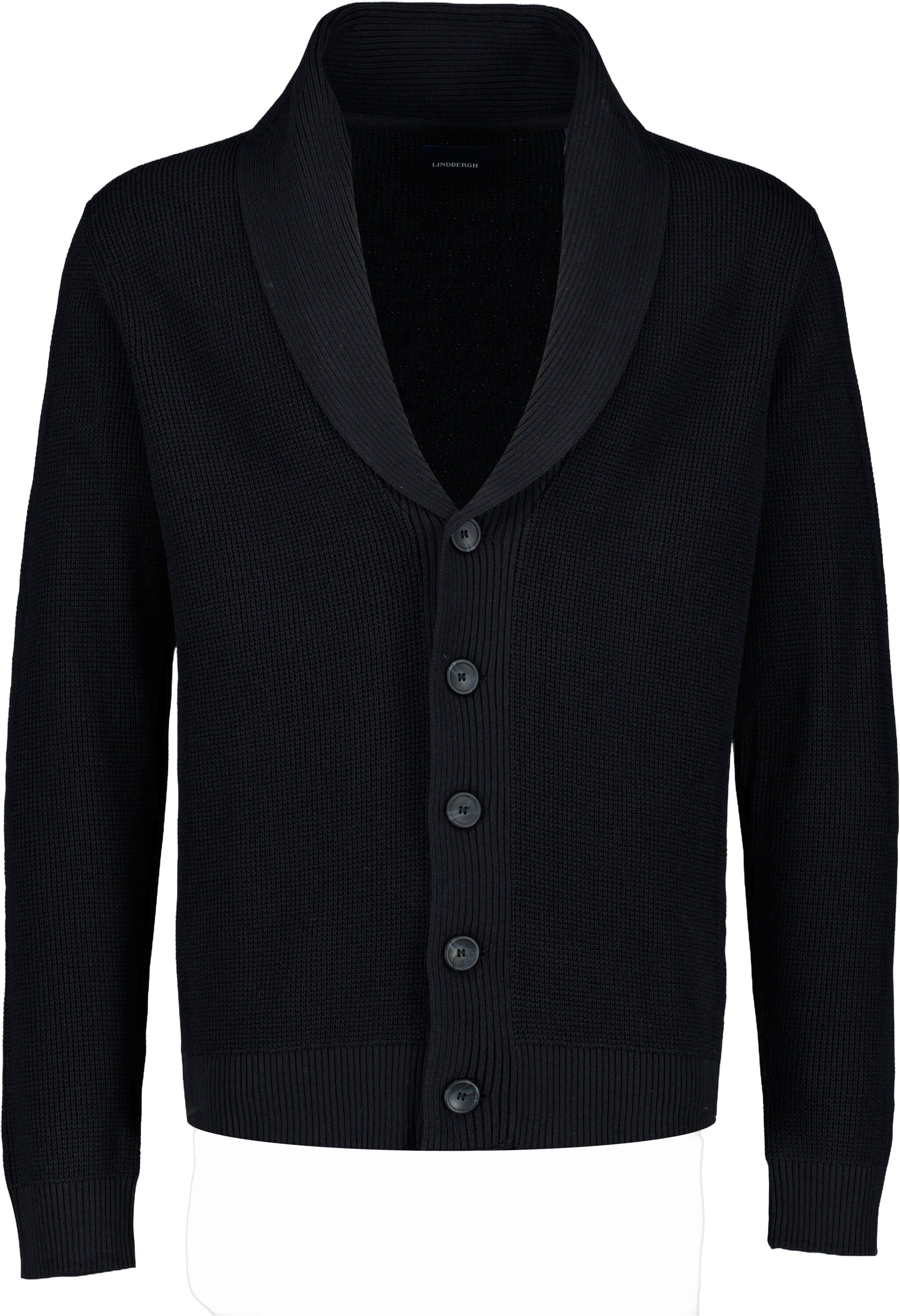 Recycled shawl collar cardigan