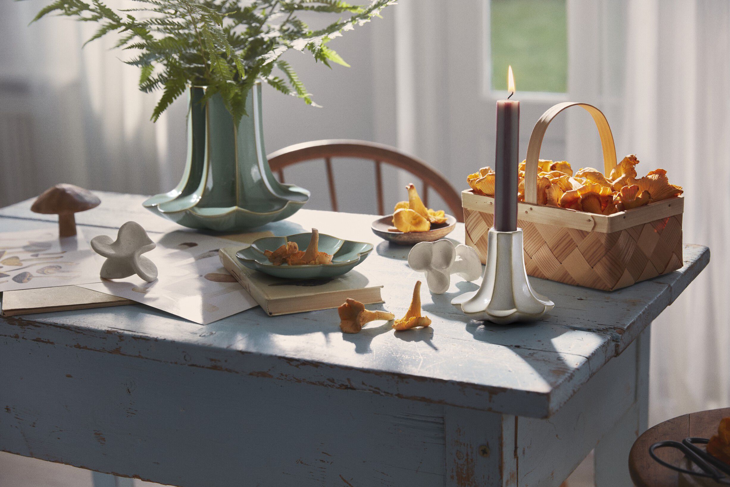 Kantarel Bordfad lille gr&oslash;n