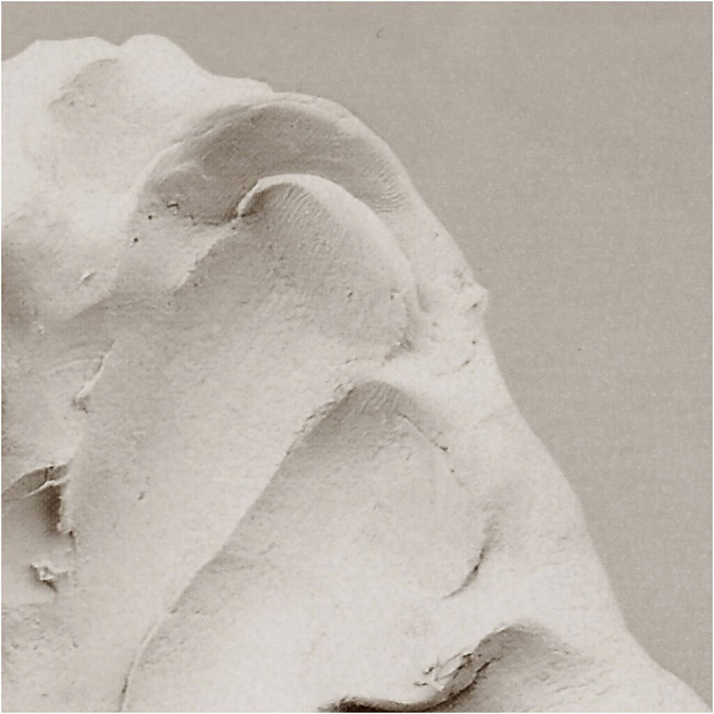 Selvh&aelig;rdende Ler, lys gr&aring;, 1000g.