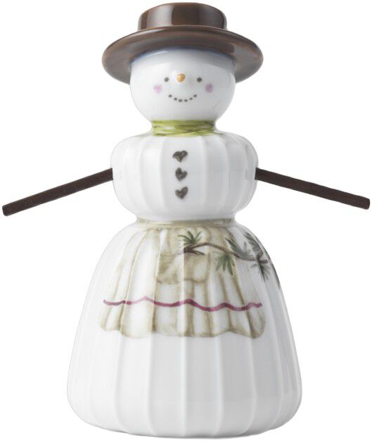 Hammersh&oslash;i Christmas Sn&oslash;kone H11 hvit m. deko