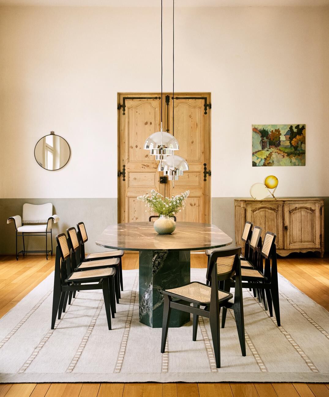 Multi-Lite Pendant (Base: Chrome, Shade: Chrome)