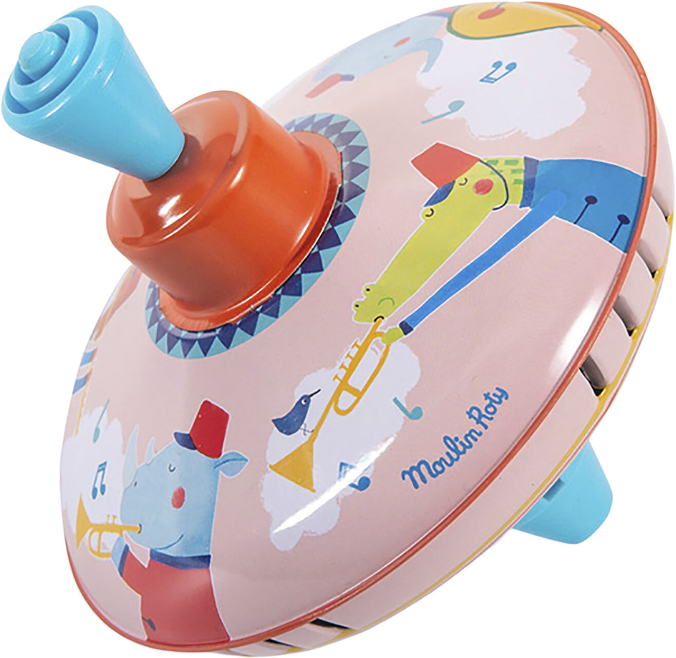 Moulin Roty - Lille snurretop i metal - Musikoptog