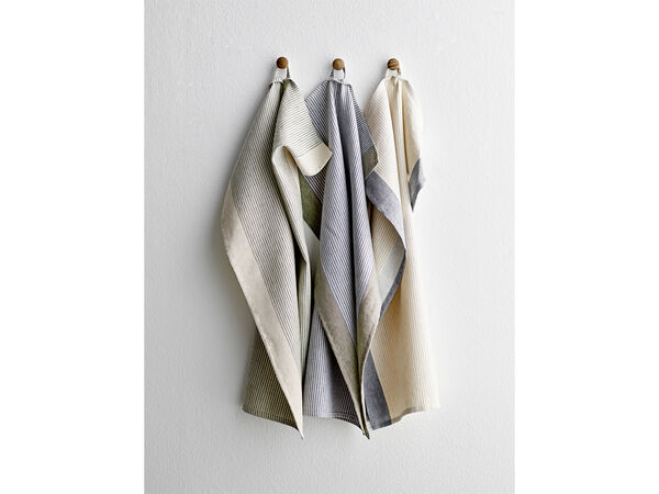Kjøkkenhåndkle 50x70 Statement Stripe Beige