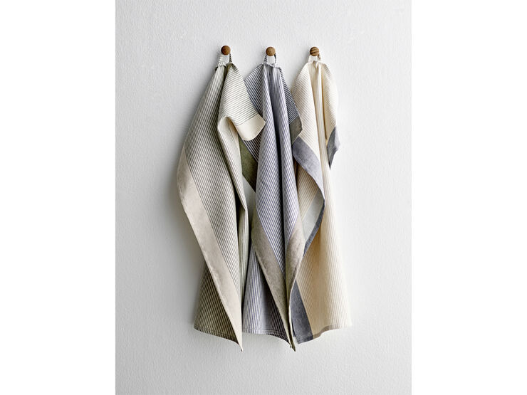 Kjøkkenhåndkle 50x70 Statement Stripe Beige