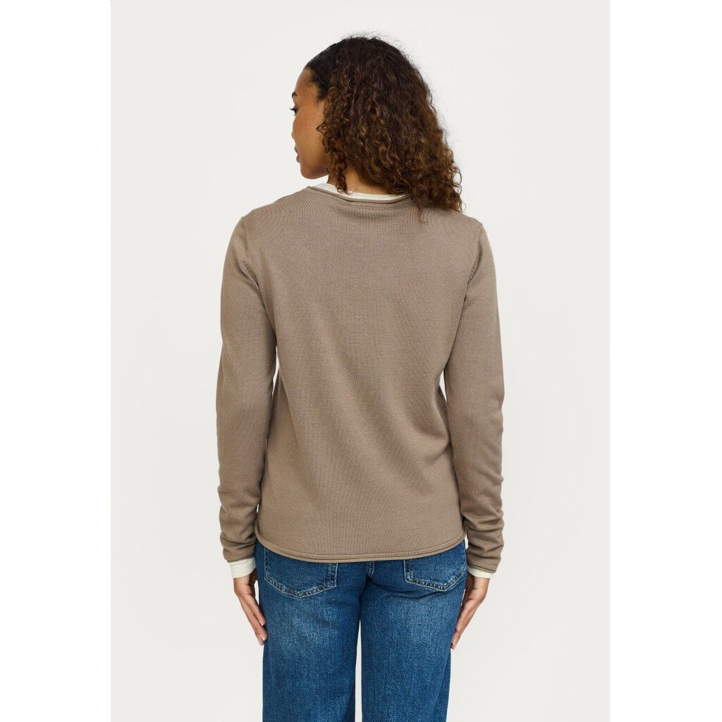 SRMarla O-neck Roll Edge Knit