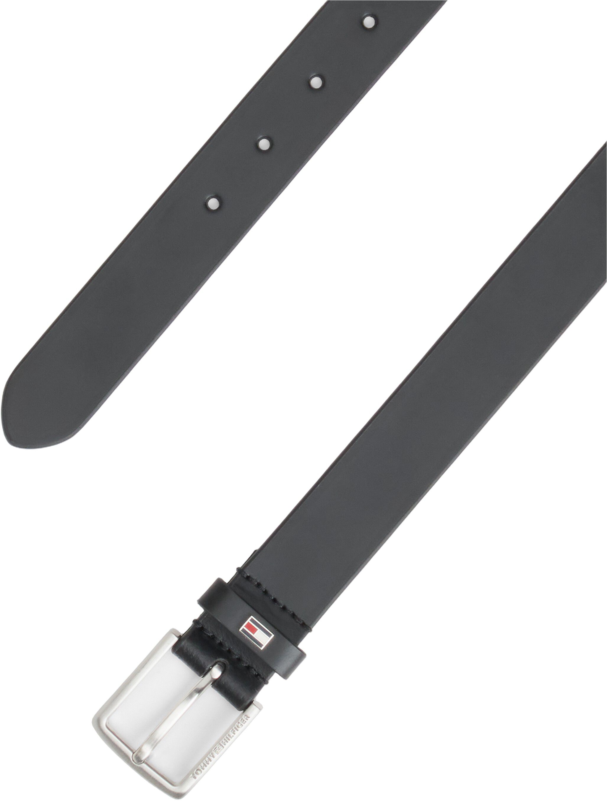 Kids' Flag Plaque Leather Belt