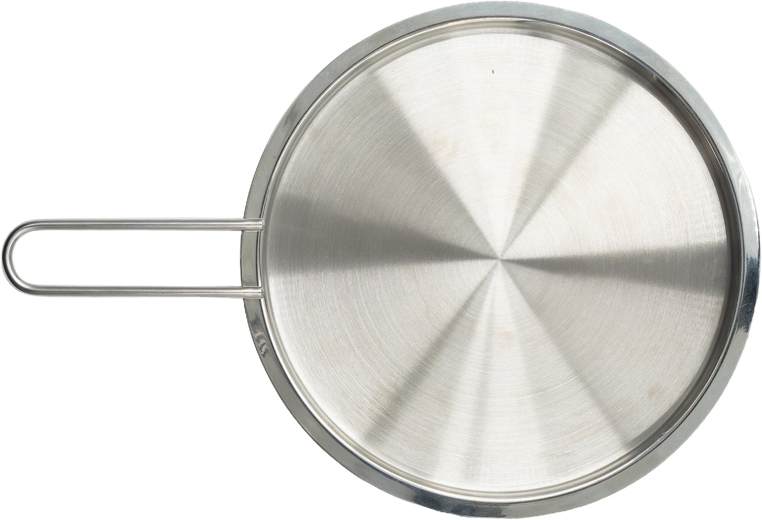 Tallerkenlokk 20 cm rustfritt st&aring;l