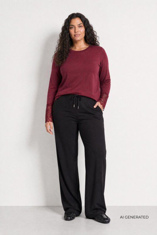 WA-STELLA 24 Bluse Bordeaux