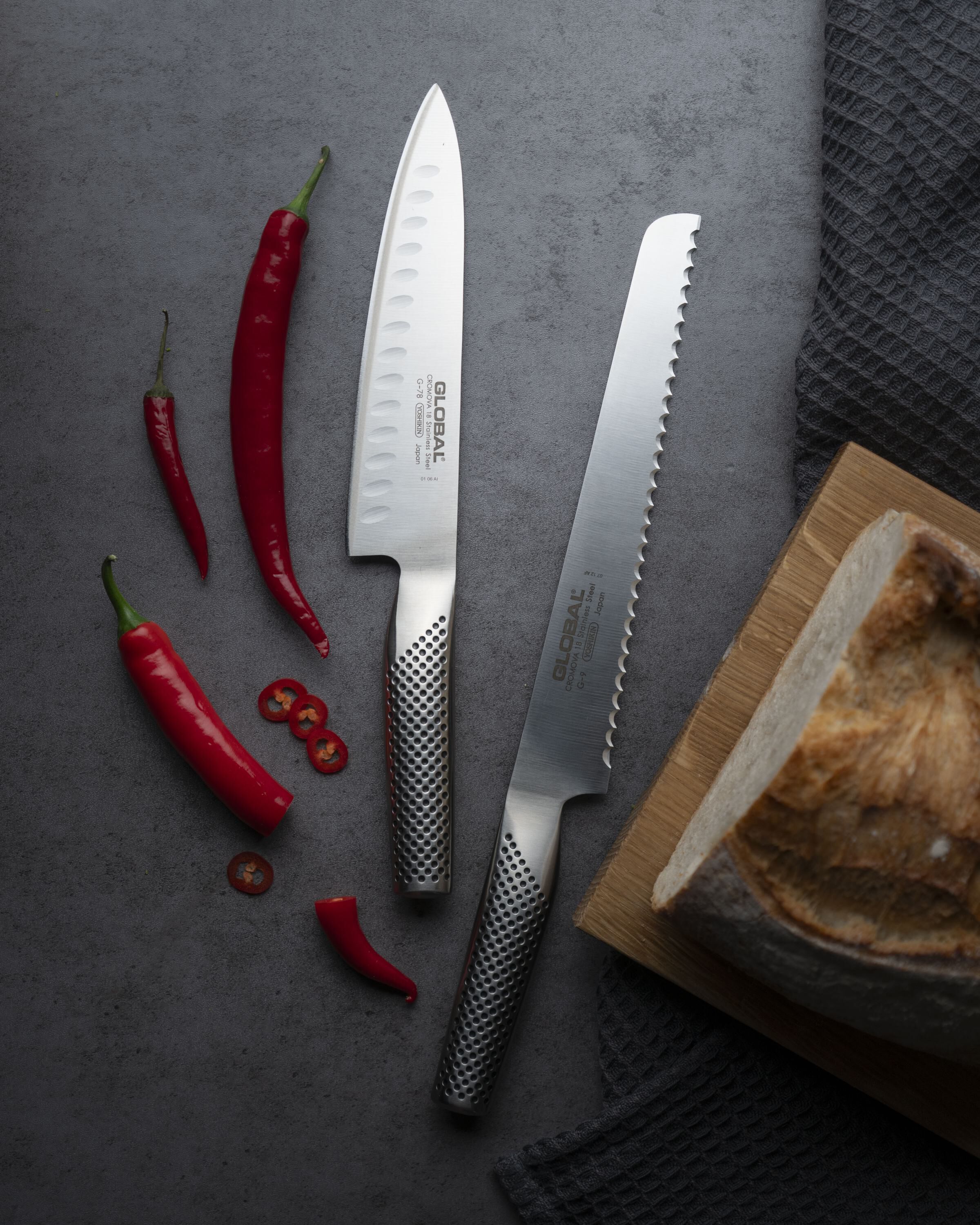 Knivs&aelig;t 2 del. G-9 + G-78