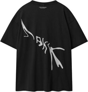 Liquid Boxy Tee Faded Black