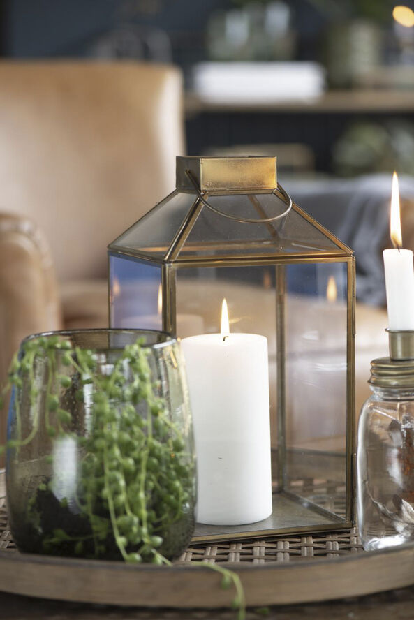 Lanterne Norr skrå glastop