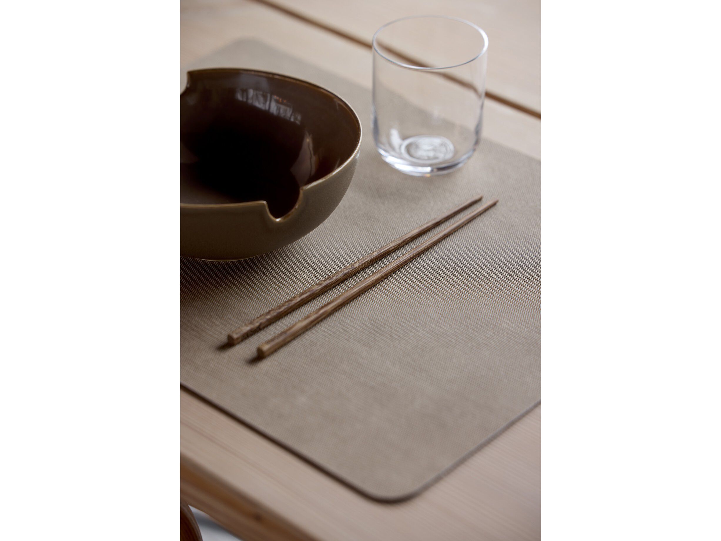 Spisebrikke Shoku 46 x 35 cm 4 stk. Soft Beige