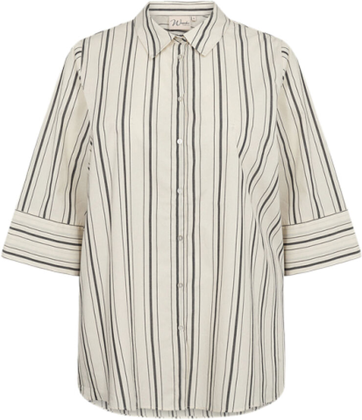 Curvy WA-ASHLEY 3 Skjorte Creme