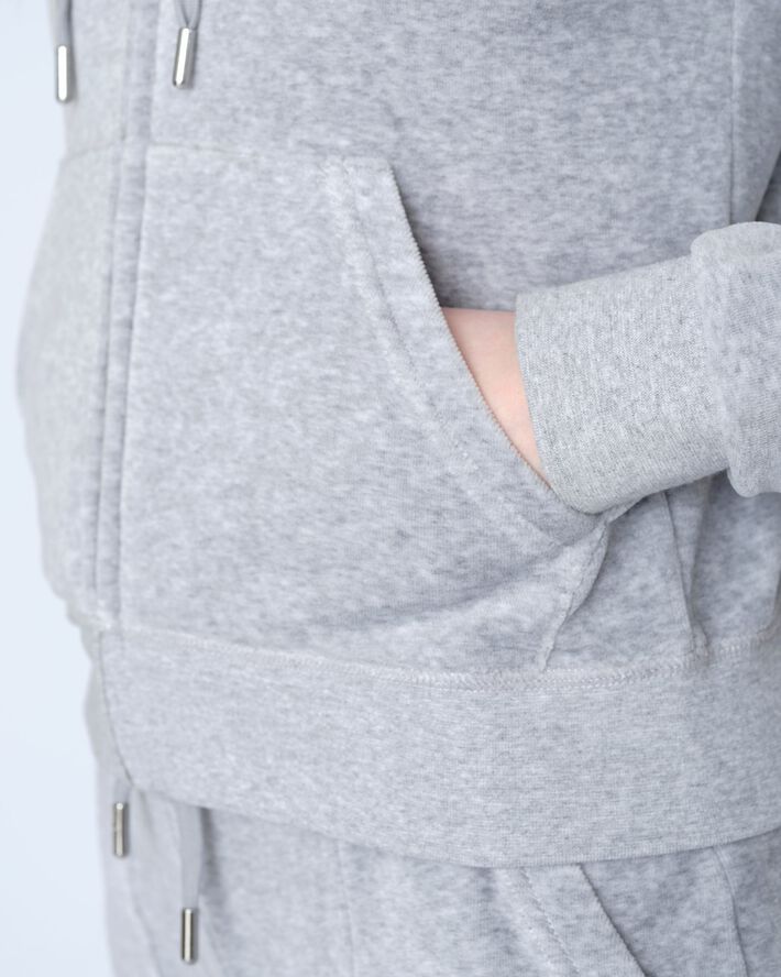 Robertson Classic Velour Zip Trough Hoodie