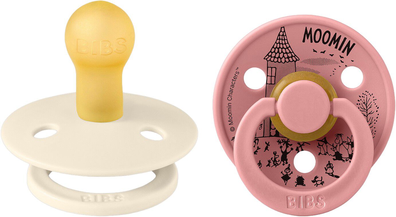 BIBS x Moomins Pacifier Colour Little My 2 PACK Latex Size 1